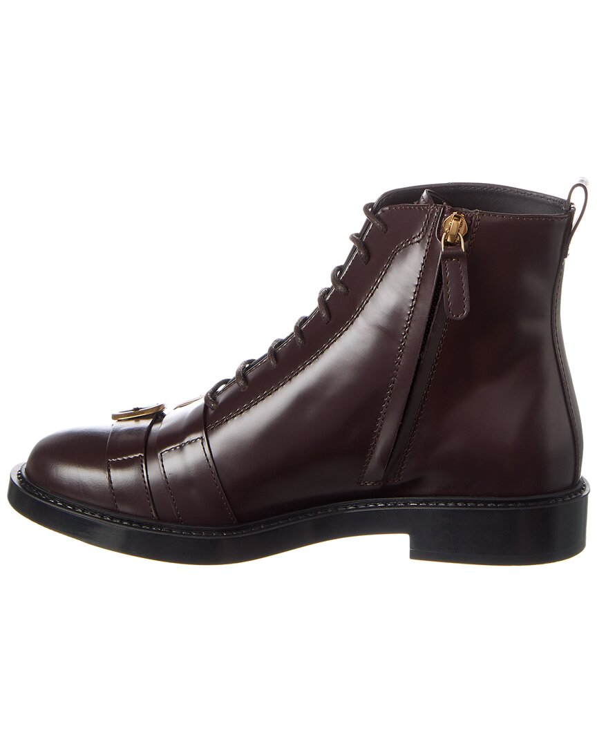 Tod’S Lace-Up Leather Boot