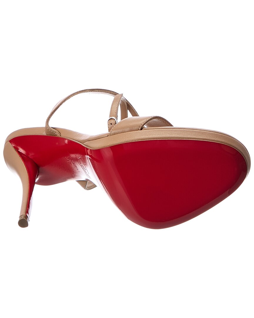 Christian Louboutin Miss Z Queen 120 Leather Sandal