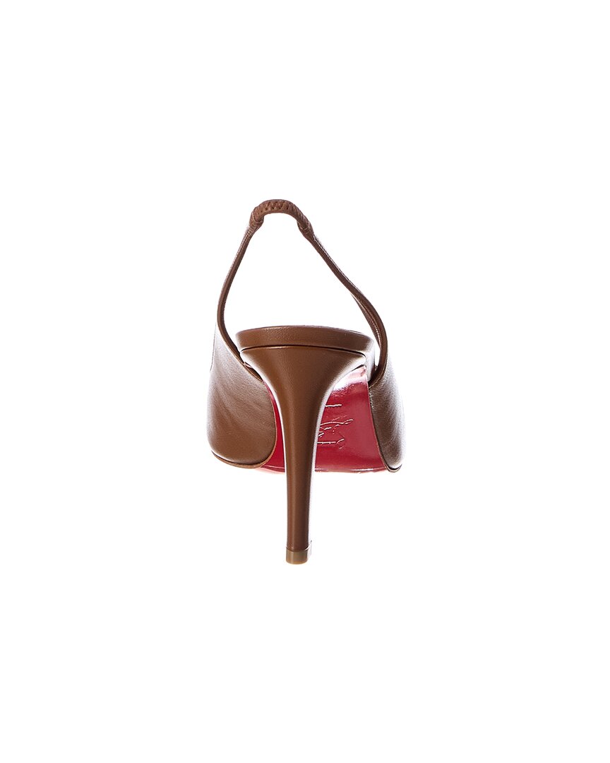 Christian Louboutin Christian Louboutin Fannylove 85 Leather Slingback Pump