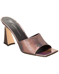 Giuseppe Zanotti Solhene 85 Leather Sandal Purple 36