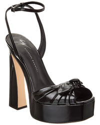 Giuseppe Zanotti Gabriiela Wedge 145 Leather Platform Sandal