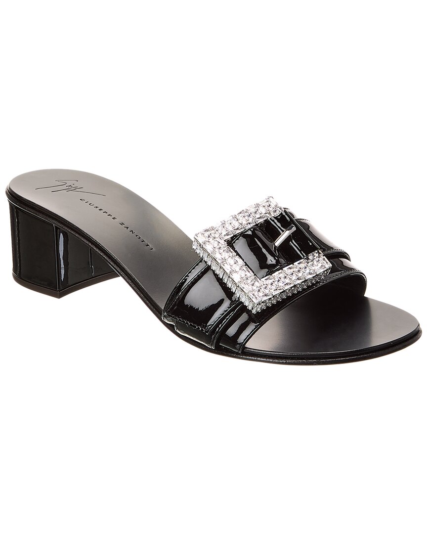 Giuseppe Zanotti Miss Buckle 40 Patent Sandal