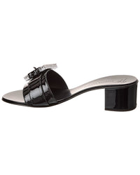 Giuseppe Zanotti Miss Buckle 40 Patent Sandal