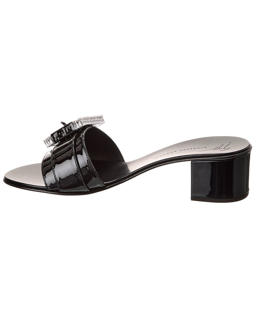 Giuseppe Zanotti Miss Buckle 40 Patent Sandal