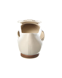 Ferragamo Terea Leather Flat