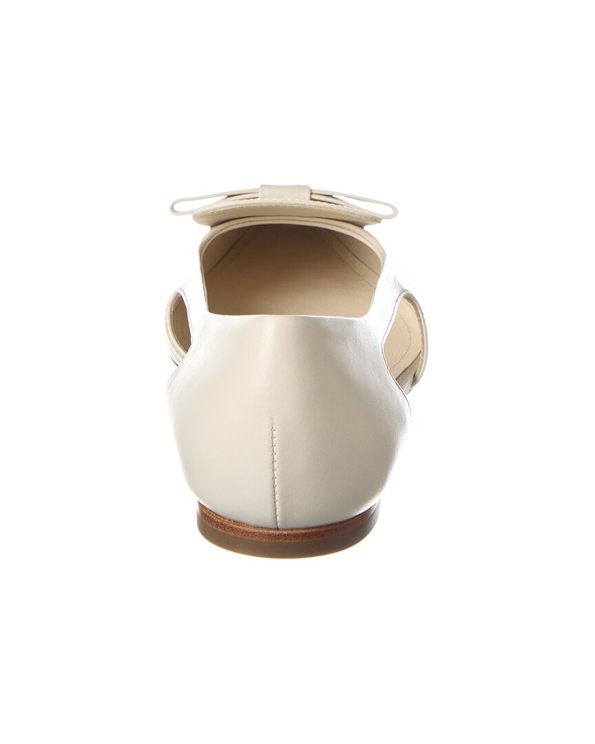 Ferragamo Terea Leather Flat