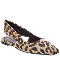 Dior Mizza Slingback Flat 36 Brown Multi