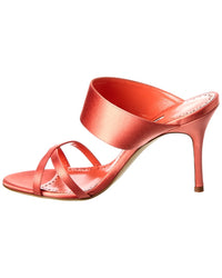 Manolo Blahnik Gueypla 90 Satin Sandal