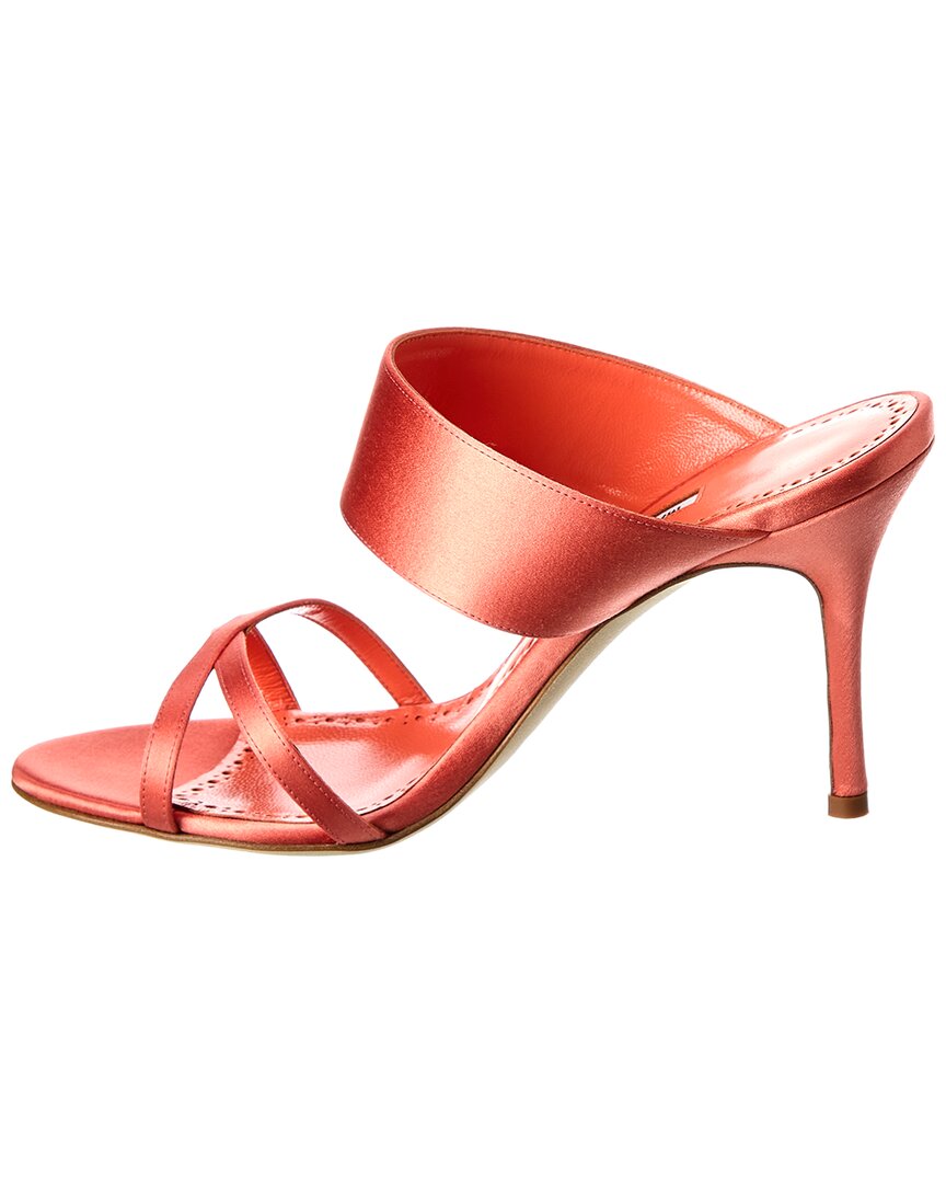 Manolo Blahnik Gueypla 90 Satin Sandal