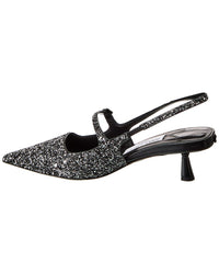 Jimmy Choo Didi 45 Glitter Slingback Pump