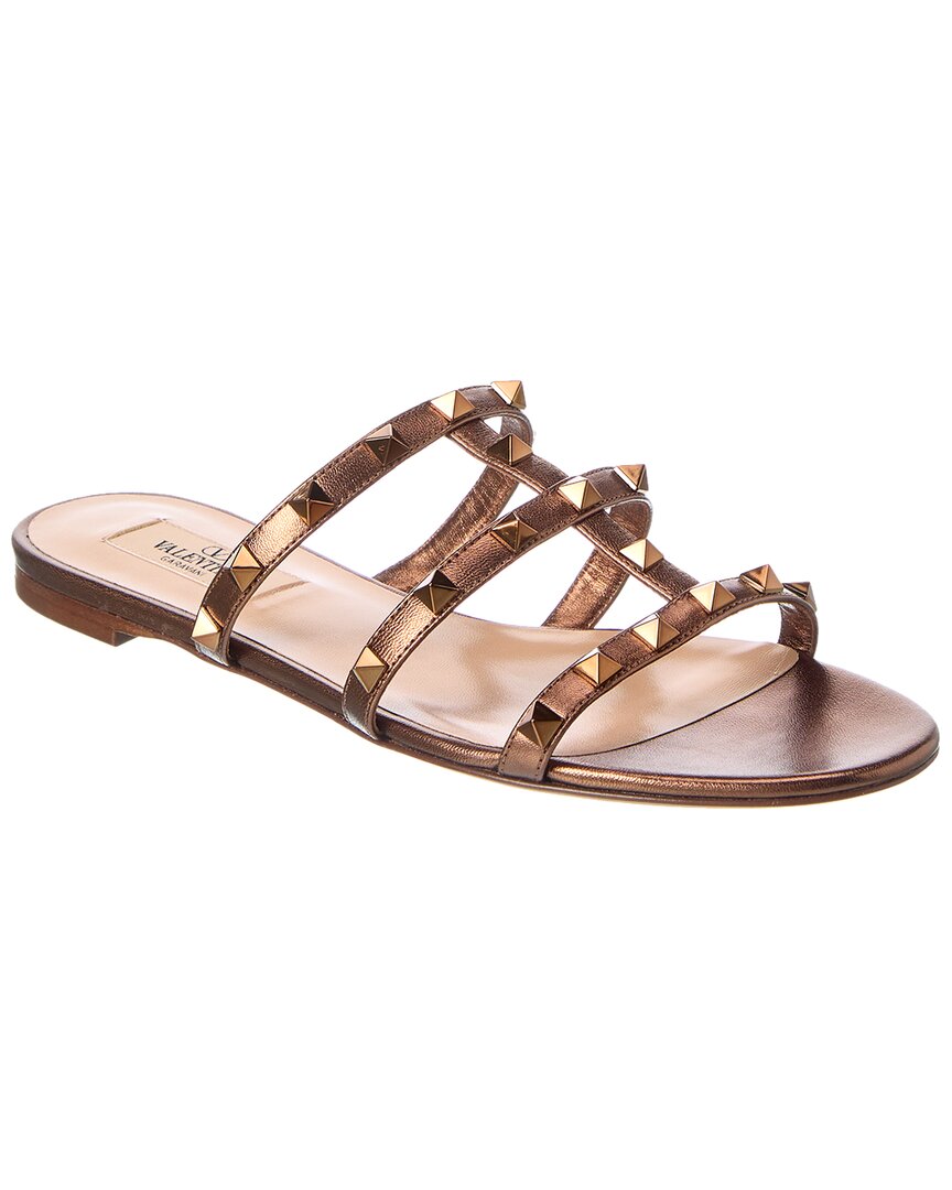 Valentino Valentino Rockstud Caged Leather Sandal