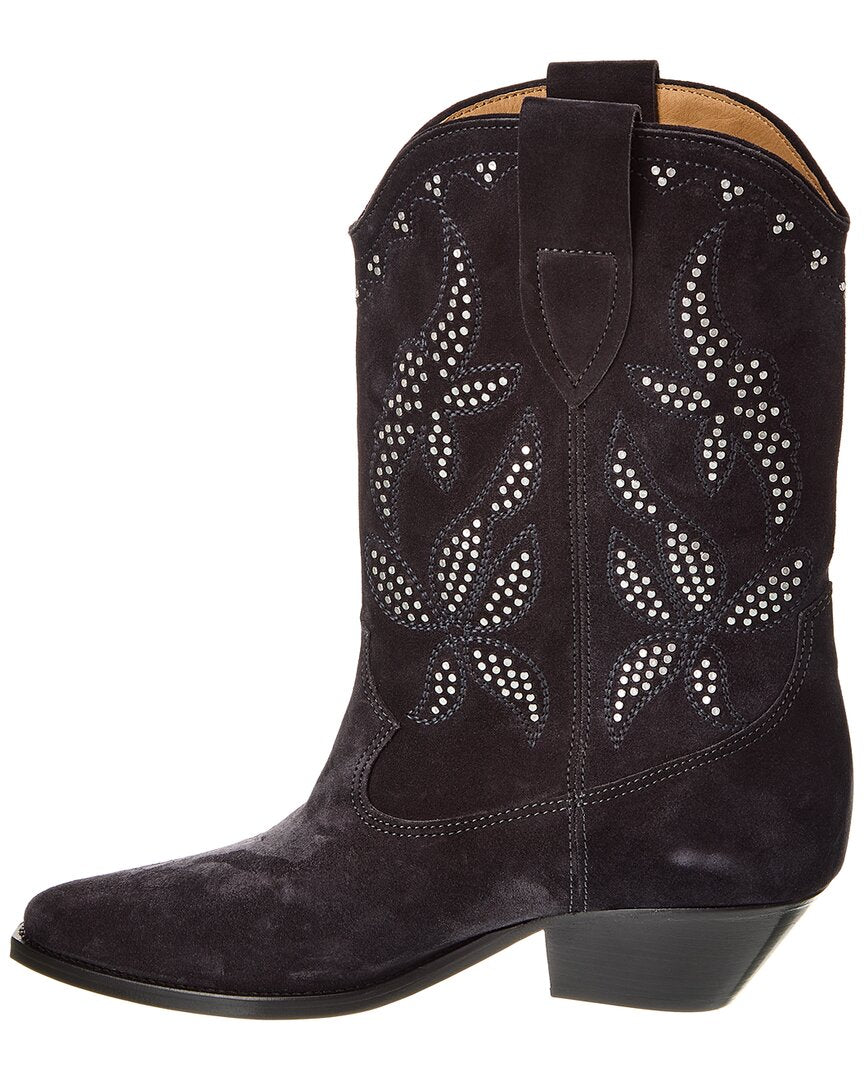 Isabel Marant Duerto Suede Cowboy Boot