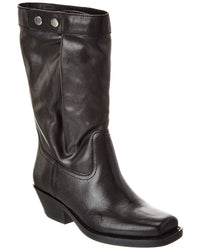 Isabel Marant Ademe Leather High Boot Black
