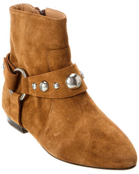 Isabel Marant Siago Suede Bootie Brown Multi