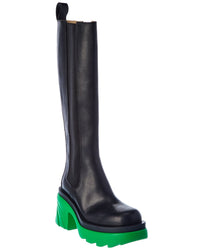Bottega Veneta Flash Leather Boot Black