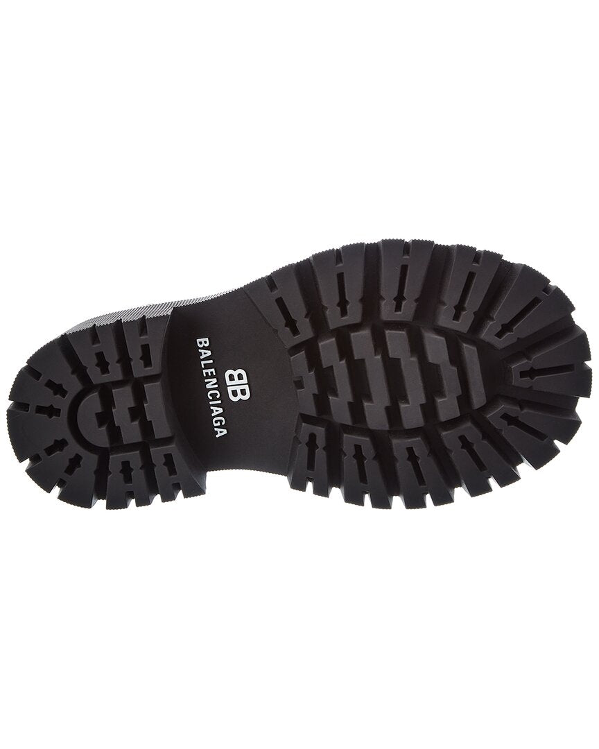 Balenciaga Tractor Leather Bootie