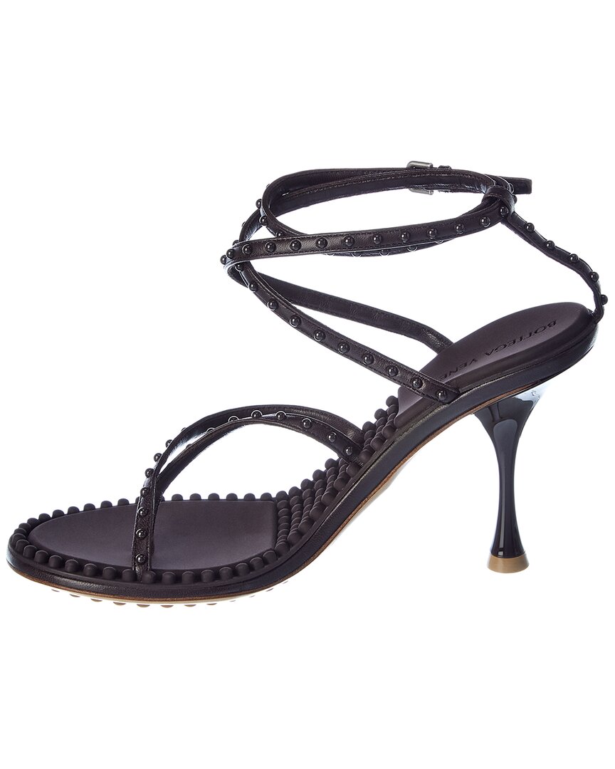 Bottega Veneta Studded Strappy Leather Sandal