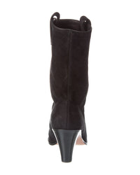 Aquazzura Boogie Suede Cowboy Bootie