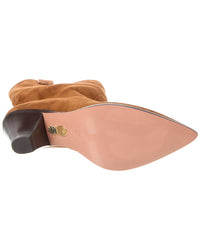 Aquazzura Boogie Suede Cowboy Bootie