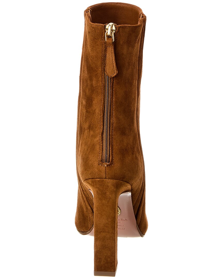 Aquazzura Joplin 105 Suede Bootie