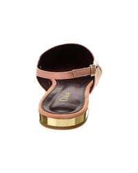 Chloé Saada Leather & Suede Slingback Flat
