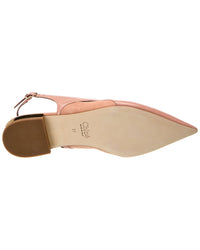 Chloé Saada Leather & Suede Slingback Flat
