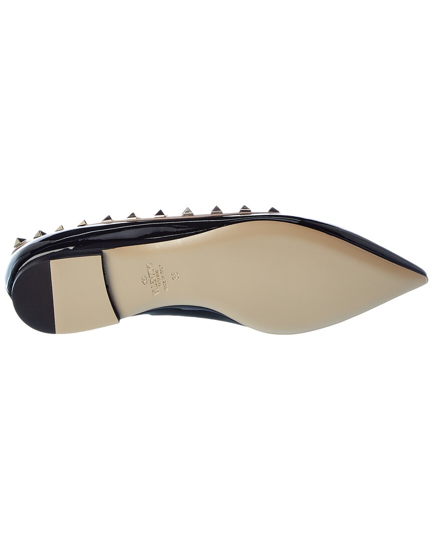 Valentino Rockstud Patent Flat – Bluefly