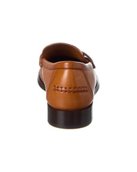 Ferragamo Gancini Leather Loafer