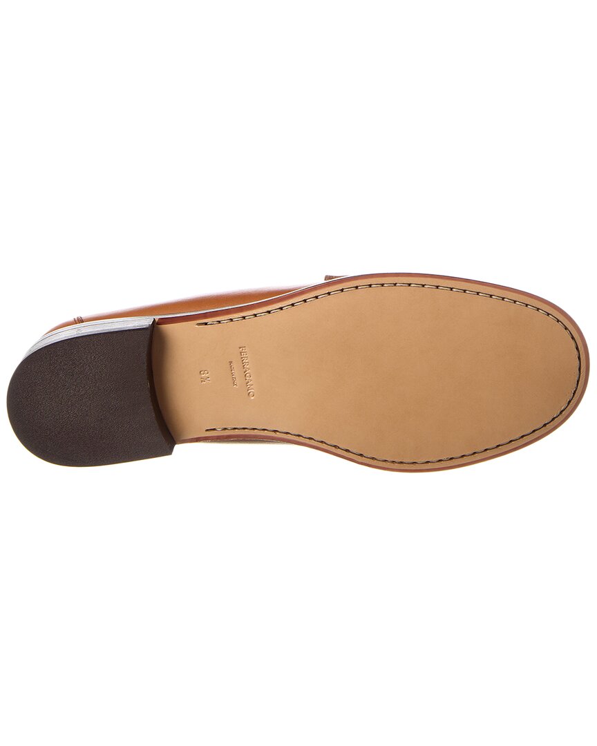 Ferragamo Gancini Leather Loafer