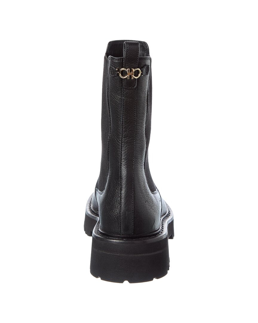 Ferragamo Oderico Leather Boot