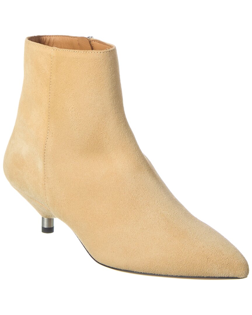 Isabel Marant Eana Suede Bootie Beige