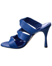 Manolo Blahnik Gyrica 105 Leather Sandal