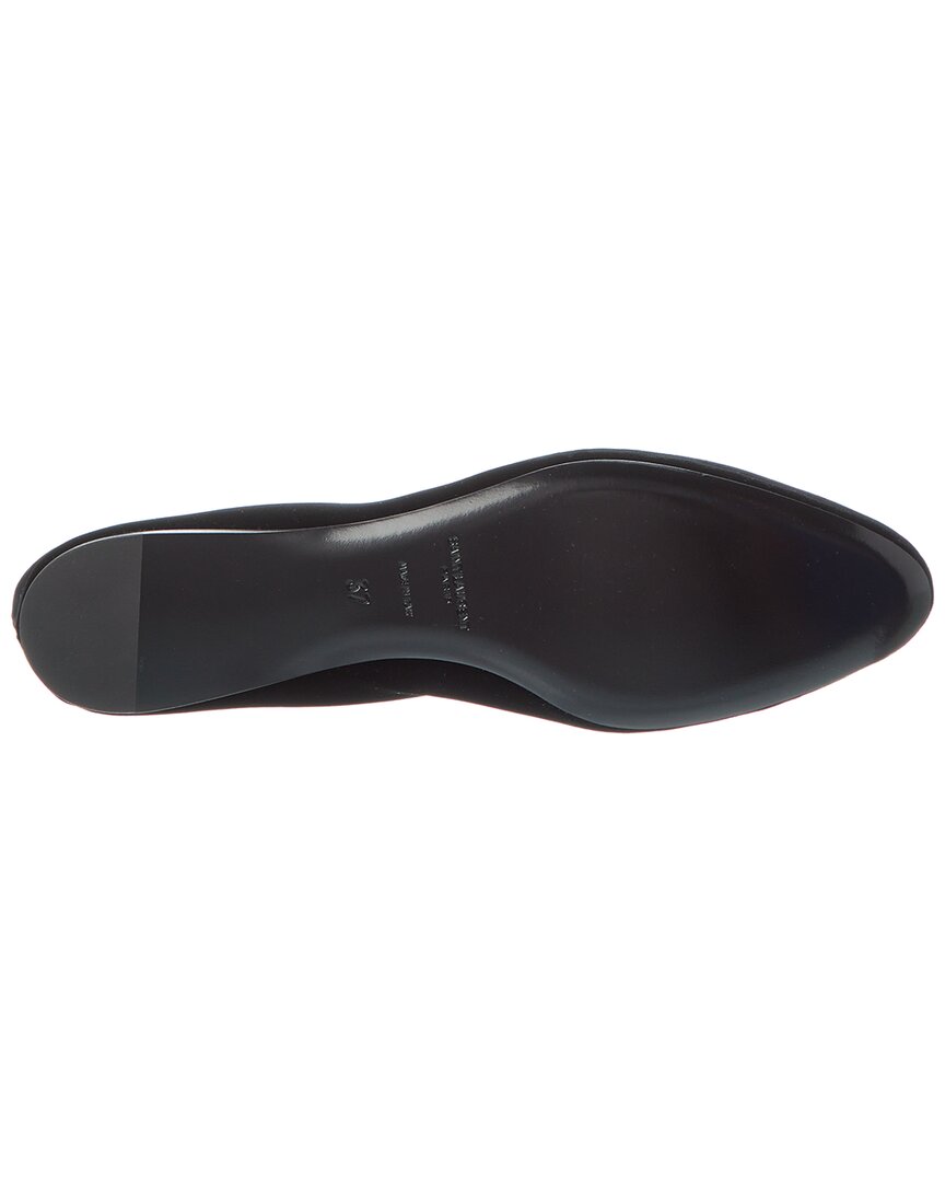 Saint Laurent Gio Velvet Ballet Flat