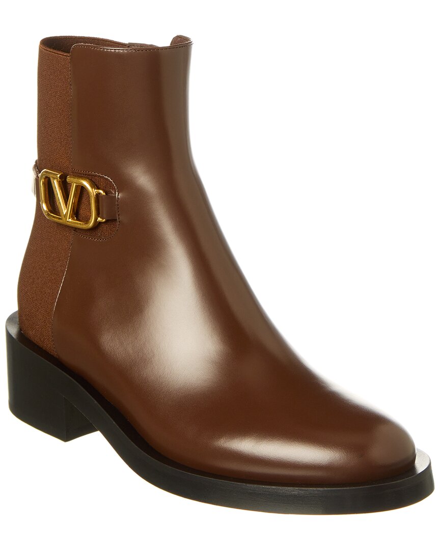 Valentino Vlogo Signature Leather Boot