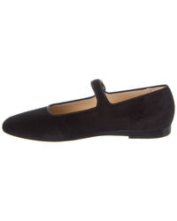 Le Monde Beryl Mary Jane Velvet Flat