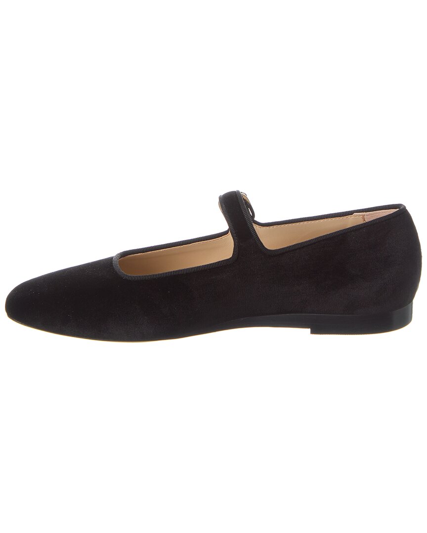 Le Monde Beryl Mary Jane Velvet Flat