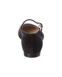 Le Monde Beryl Mary Jane Velvet Flat