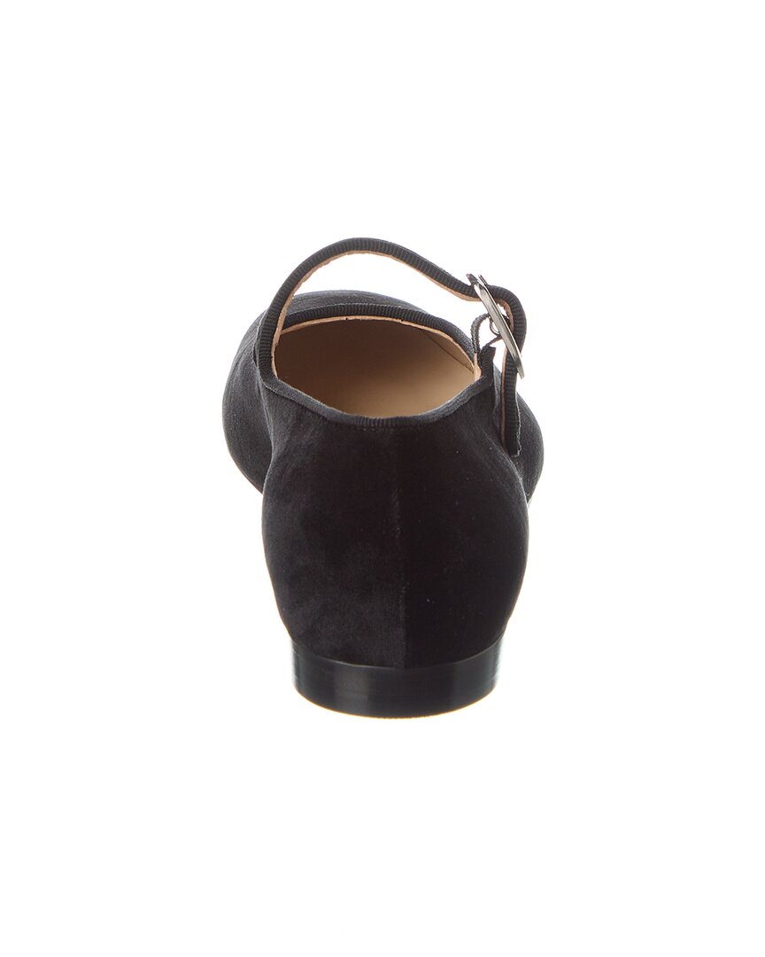 Le Monde Beryl Mary Jane Velvet Flat