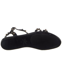 Valentino Rockstud Caged Rubber Sandal