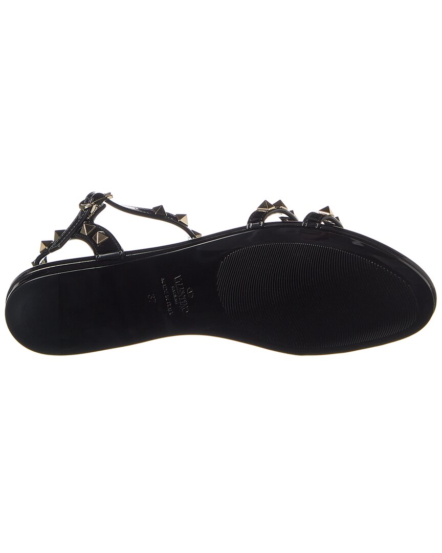 Valentino Rockstud Caged Rubber Sandal
