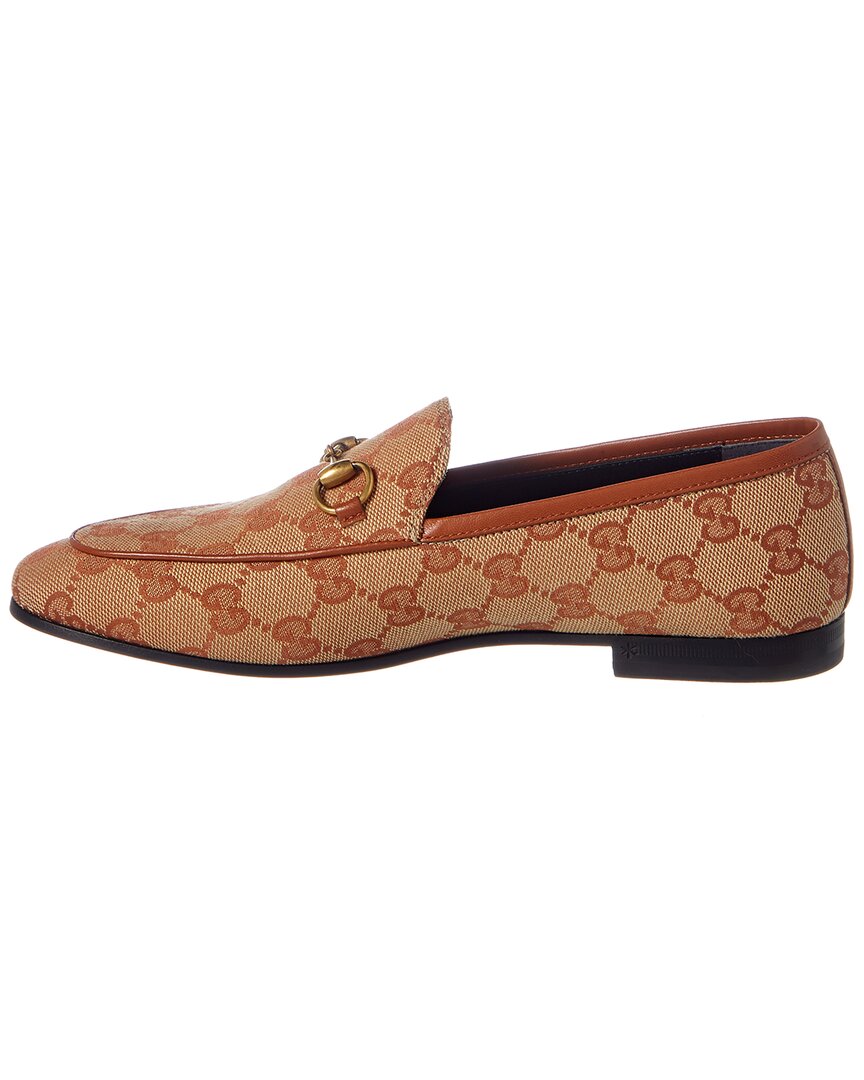 Gucci Jordaan Gg Canvas Loafer