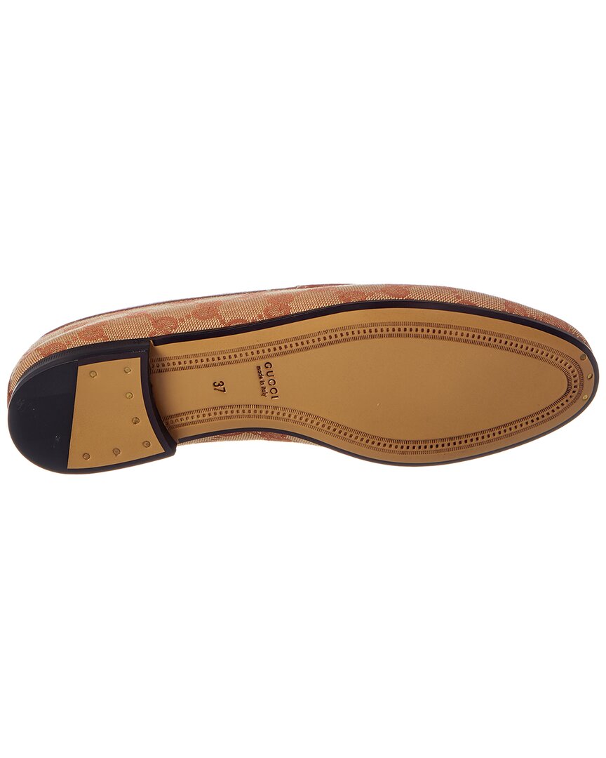Gucci Jordaan Gg Canvas Loafer