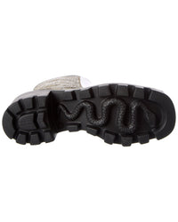 Gucci Interlocking G Horsebit Gg Supreme Canvas & Leather Boot