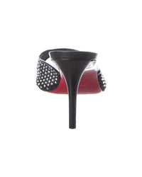 Christian Louboutin Apostropha 80 Mesh & Leather Mule