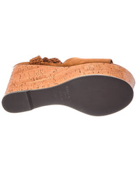 Jimmy Choo Jori 100 Suede & Cork Wedge Sandal