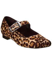 Chloé Polly Haircalf Ballerina Flat Brown Multi