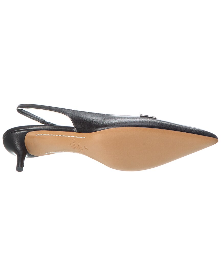 Valentino Capretto 50 Bicolor Leather Loafer Slingback Pump