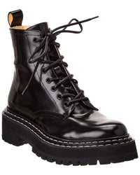 Proenza Schouler Leather Boot Black 36