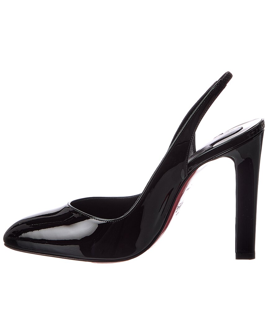 Christian Louboutin Fannylove Sling 100 Patent Slingback Pump