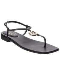 Gucci Interlocking G Leather Sandal